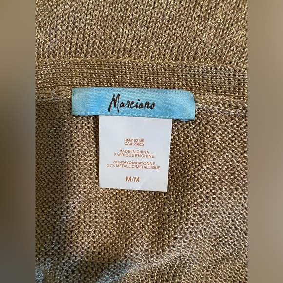 Marciano 2-piece gold metallic top-vintage - Picture 12 of 13